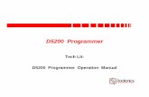 D5200 Programmer - AlarmHow.net Programmer/D5200...D5200 Programmer FEATURES w4-Line Liquid Crystal Display wCustom Keyboard [Load, Copy, Navigate] wUp to 8 programmable passwords
