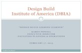Design Build Institute of America (DBIA) - dbiawpr.org 0217 DBIA Luncheon (Design... · Design Build Institute of America (DBIA) 1 ... Finals Commencement ... Provide sufficient reference