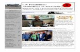 CN Pensioners’ Association of · PDF fileCN Pensioners’ Association of Manitoba ... daily newspaper. Her husband Fred started with the railway in 1946. CN Claude Mongeau National
