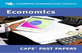 CAPE® Economics Past Papers - …unit2economics.wikispaces.com/file/view/CAPE... · reductions that result in a kinked demand curve? ... What do the beliefs explained in (a) above