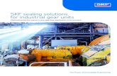 SKF sealing solutions for industrial gear · PDF file · 2014-10-27SKF sealing solutions for industrial gear units ... handling dynamic runout and maintaining the sealing perfor-