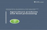 Agriculture products and food processing - AIS Lisbon · PDF fileAgriculture products and food processing ... A New base for dressings and sauces with high ... Eliminating the secondary