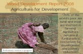 World Development Report 2008 Agriculture for …web.econ.ku.dk/derg/nordicconference/NCDE2007/FinalPapers/Alain de... · World Development Report 2008 “75% of the ... Log of GDP