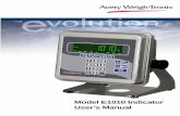 Model E1010 Indicator User’s Manual - scale · PDF fileProgrammable selections ... uncomplicated indicator for general weighing applications. ... 400 charging cycles (approx.) if