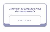 Review of Engineering Fundamentals 4197 Introduction (Spring 2018).pdf · Pearson VUE testing center you selected. 5. ... NCEES YouTube Channel . The FE …