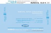 METAL BAR GRATING 5 - National Association of ... · PDF fileHOLLOW METAL MANUFACTURERS ... BAR GRATING ANSI/NAAMM STANDARD ... fastened as specified for the application or as noted