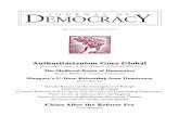 Authoritarianism Goes Global - Journal of Democracy · PDF filedate and then trust territory of Belgium prior to ... ils and Sinhalese in Sri Lanka, to give ... on the country while