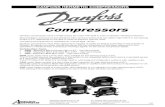 DANFOSS HERMETIC COMPRESSORS - Airefrig · PDF fileDANFOSS HERMETIC COMPRESSORS Compressors Danfoss compressors have a single-phase AC motor with built in motor protection ... NL7F