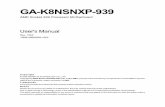 GA-K8NSNXP-939 - GIGABYTE GAMINGdownload1.gigabyte.ru/manual/motherboard_manual_k8... · GA-K8NSNXP-939 Motherboard - 4 - English When you installing AGP card, please make sure the