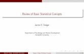 Review of Basic Statistical Concepts Notes/Covariance.pdf · Review of Basic Statistical Concepts James H. Steiger Department of Psychology and Human Development Vanderbilt University