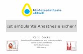 Abteilung für Anästhesie und Intensivmedizin Cnopf‘sche ... · PDF fileDissertation TU München 2004. ... Dahmani S et al. Pharmacological prevention of sevoflurane-and desflurane-related