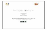 India Human Development Survey Technical Paper …ihds.umd.edu/sites/default/files/publications/papers...India Human Development Survey: Design and Data Quality Sonalde Desai Amaresh