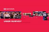 User Survey. - OpenStack · PDF fileOpenStack’s tenth User Survey Report is a snapshot ... CaaS tool to manage applications on top of their ... (NPS) gauges user satisfaction and