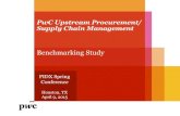 Benchmarking Study -  · PDF filePwC About the Study 4 April 2015 • The PwC Upstream Procurement/Supply Chain Management (PSCM) benchmarking study is the first PSCM study in