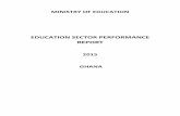 Education Sector Performance Report (ESPR) 2015_Final · PDF fileEducation Sector Performance Report 2015 i ... 8.6 Unit cost analysis ... 5.5% and 8.0% for KG, Primary and Junior