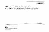 30068 M68 Water Quality in Distribution Systems · PDF fileAWWA Manual M68 iii Contents List of Figures, vii List of Tables, xi Acknowledgments, xv Chapter 1 Introduction