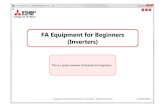 FA Equipment for Beginners(Inverters) ENG.ppt [互換 · PDF fileFan and pump control ... Food processing control FA Equipment for Beginners ... efficiency by adjusting the transport
