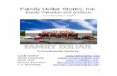 Family Dollar Stores, Inc. - Texas Tech Universitymmoore.ba.ttu.edu/ValuationReports/Fall2007/FamilyDollar.pdf · Family Dollar Stores, Inc. Equity Valuation and Analysis *As of November