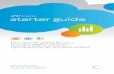 starter guide - AT&TDownload and watch capability available for select shows and requires select smartphones, Wi-Fi connection, and qualifying AT&T U-verse TV plan or monthly subscription