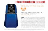 Verity Lohengrin II Loudspeaker - Sieveking · PDF fileTo grasp the basic character of the Lohengrin II, ... Phineas Newborn, and Paul Chambers LP on the New Jazz label called . We