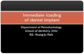 Immediate loading of dental implant - Egloospds16.egloos.com/pds/201003/29/44/Immediate_loading… ·  · 2010-03-29Immediate loading of dental implant. ... removable denture ...