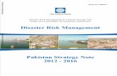 Disaster Risk Management - World Bankdocuments.worldbank.org/curated/en/... · Unclear DRM Roles and Responsibilities ... 8 Disaster Risk Management Recurring disaster events in Pakistan