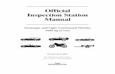 Of ficial In spec tion Stat io n Manual - Nova Scotia · PDF fileOf ficial In spec tion Stat io n Manual Passenger and Light Commercial Vehicles ... inspection and which questions