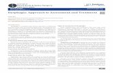 Dysphagia: Approach to Assessment and Treatment · PDF fileDysphagia: Approach to Assessment and Treatment ... A radiographic evaluation of swallowing may reveal that food ... Approach