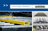 STRUCTURAL PRODUCTS - bedfordreinforced.com flat sheet offers the same ... • Surface veil, which enhances corrosion resistance, ... Must be painted for color, and may require repainting