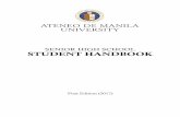 SENIOR HIGH SCHOOL STUDENT HANDBOOK - … Student... · iii ATENEO DE MANILA UNIVERSITY BASIC EDUCATION VISION The Ateneo de Manila University - Basic Education unit is a premier