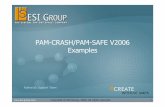 V2006 Examples 1 - · PDF filePAM-CRASH/PAM-SAFE V2006 Examples Author(s): Support Team. Copyright © ESI Group, 2006. ... Copyright © ESI Group, 2006. All rights reserved. 40 3 nodesTRSFM