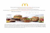 McDonald’s Hong Kong Launches Brand New Service · PDF fileAvailable at all McDonald’s Hong Kong Restaurants: The Signature Collection – Introducing a premium 130g* Angus beef
