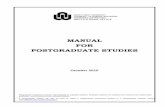 MANUAL FOR POSTGRADUATE STUDIES - NWU Informed consent form(s) .....51 ... 6.11 Example 8: Thesis – ... A mini-dissertation/dissertation/thesis can also be submitted in the form