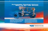 Automatic Control Valves WATTS EU 100 · PDF fileAutomatic Control Valves WATTS EU 100 Series The Watts Industries range of automatic control valves consist of a hydraulically operated