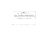CHAPTER 11: PHASE TRANSFORMATIONS - cribMEcribme.com/uta/data/Engineering/Material Science 2321/Notes/Chapter... · Chapter 11. Phase Transformations . ... --Pt A: solution heat treat