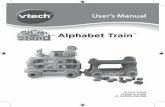 User’s Manual - VTechcdn.vtechkids.com/assets/data/products/{A882BF42-C778-41B3-A3A3... · User’s Manual Alphabet Train tm USCA. 3 ... The VTech® ™Sit-to-Stand Alphabet Train