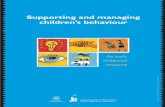 Supporting and managing - Imagine · PDF fileeducation and care provides the foundation ... Supporting and managing children’s behaviour 9 ... monitoring and review of individual