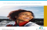 1st national bank branding guidelines - The Financial Brand · PDF filethe tagline or signature slogan for any institution is a statement of commitment to all ... 1st National Bank
