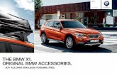 THE BMW X . ORIGINAL BMW · PDF fileWith detachable sun canopy. Various colour schemes. This textile bag with a removable plastic liner can be ... CD changer Infrared stereo headphones