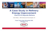 A Case Study in Refinery Energy Improvementtexasiof.ceer.utexas.edu/showcase2006/FinalPres/PDFs/Galleon III... · A Case Study in Refinery Energy Improvement Chevron El Segundo Refinery