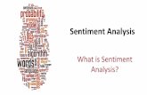 SentimentAnalysis - Stanford University · PDF fileSentiment’analysis’has’many’othernames •Opinion%extraction •Opinion%mining •Sentimentmining •Subjectivity%analysis