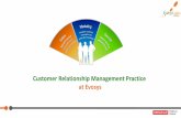 Customer Relationship Management Practice at Evosys V1.3.… · in-house EBS knowledge to support Siebel. Our Value Proposition Fastest implementations on record Vertical Specialists