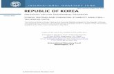 IMF Country Report No. 15/6 REPUBLIC OF KOREA Country Report No. 15/6 REPUBLIC OF KOREA ... The Technical Note on Stress Testing And Financial Stability Analysis for the Republic of