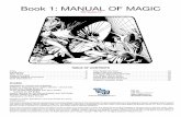 Book 1: MANUAL OF MAGIC - Angelfire: Welcome to · PDF fileINTRODUCTION The Campaign Book of the MARVEL SUPER HEROES Role Playing Game contains an abbreviated section on magic for