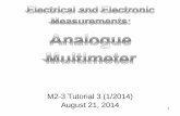 M2-3 Tutorial 3 (1/2014) August 21, 2014webstaff.kmutt.ac.th/~werapon.chi/M2_3/1_2014/M2_3_Lecture_03_2.pdf• Low sensitivity when used with a rectifier . R. add. ... rectifying diode.