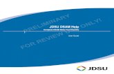 JDSU DSAM Help -  · PDF fileJDSU DSAM Help Complete DSAM Meter Functionality User Guide FOR REVIEW USE ONLY! ... DOCSIS