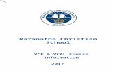 SECTION 1 - Maranatha Christian School - Melbourne ... · Web viewPHYSICS 105 PRODUCT DESIGN & TECHNOLOGY (WOOD/ METAL)111 PSYCHOLOGY114 RELIGION & SOCIETY119 SOCIOLOGY124 STUDIO ART128