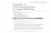 Chapter 3: The Foundations of Legal Writingessentialskillsforparalegals.com/appendix/pdf/Volume 2 Chapter 3.pdf · § 3.6 Interoffice Memorandum Form o Assignment ... his day-to-day