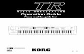 TR Operation guide - Korgi.korg.com/uploads/Support/TR_OpGuide_E2_633659970976170000.pdf · card etc.). Please be aware that Korg will accept no ... Playing a cue list ... Saving