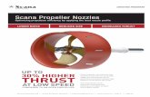 Scana Propeller Nozzlesscanapropulsion.com/wp-content/uploads/2016/04/Propeller-Nozzles... · Scana Propeller Nozzles ... Bollard Pull The Scana HE nozzle shows up to 5% higher performance